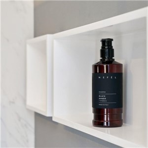NEFÉL SHAMPOO BLACK AMBER 480 ml - Szampon rewitalizujący Ambra - zdjęcie 3