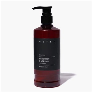 NEFÉL SHAMPOO BERGAMOT & VERVAIN 480 ml - Szampon rewitalizujący Bergamotka i Werbena