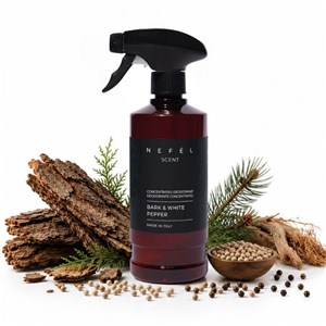 NEFÉL SCENT BARK & WHITE PEPPER 480 ml - Skoncentrowany odświeżacz powietrza, zapach kory drzewnej i białego pieprzu - zdjęcie 5
