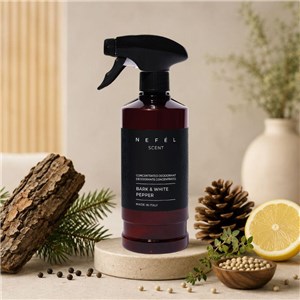 NEFÉL SCENT BARK & WHITE PEPPER 480 ml - Skoncentrowany odświeżacz powietrza, zapach kory drzewnej i białego pieprzu - zdjęcie 8