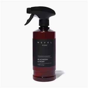 NEFÉL SCENT BLACKBERRY & PEONY 480 ml - Skoncentrowany odświeżacz powietrza, zapach jeżyny i piwonii