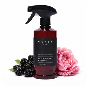 NEFÉL SCENT BLACKBERRY & PEONY 480 ml - Skoncentrowany odświeżacz powietrza, zapach jeżyny i piwonii - zdjęcie 2