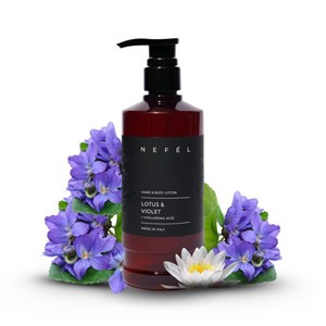 NEFÉL HAND & BODY LOTION LOTUS & VIOLET 480 ml - Balsam do rąk i ciała Lotos i Fiołek  - zdjęcie 2