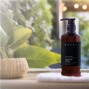 NEFÉL HAIR CONDITIONER GREEN TEA LEAVES 480 ml - Odżywka do włosów  - zdjęcie 4