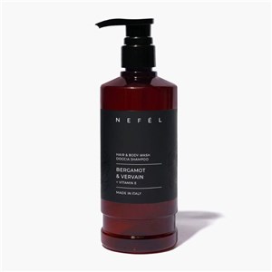 NEFÉL HAIR & BODY WASH BERGAMOT & VERVAIN 480 ml - Żel i szampon 2w1 Bergamotka i werbena 