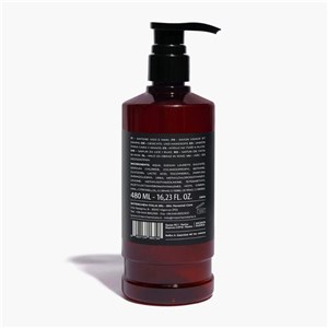 NEFÉL FACE & HAND SOAP BLACK AMBER 480 ml - Mydło do twarzy i rąk Ambra - zdjęcie 3