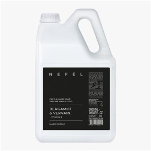 NEFÉL FACE & HAND SOAP BERGAMOT & VERVAIN 5000 ml - Mydło do twarzy i rąk Bergamotka i Werbena 