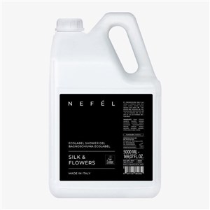 NEFÉL SHOWER GEL SILK & FLOWERS ECOLABEL 5000 ml - Żel pod prysznic o zapachu kwiatowym 
