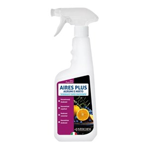 AIRES PLUS AGRUMI MIRTO 750 ml - Odświeżacz powietrza o zapachu cytrusów i mirtu