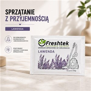 Freshtek GRANULKI ZAPACHOWE DO ODKURZACZY WORKOWYCH – LAWENDA - zdjęcie 5