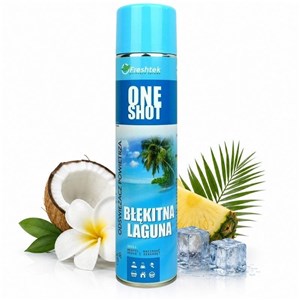 Freshtek ONE SHOT ODŚWIEŻACZ BŁĘKITNA 600ml (prem) - zdjęcie 4