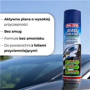 GLASS CLEAN & SHINE SPRAY 500 ml - zdjęcie 4