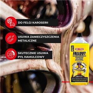 FALL OUT CLEANER DUAL 1000ml Preprat do mycia felg - zdjęcie 14