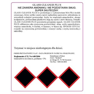 GLASS CLEANER PLUS 750 ml - zdjęcie 3