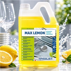MAX LEMON 5 kg - Skoncentrowany płyn do ręcznego mycia naczyń  - zdjęcie 6