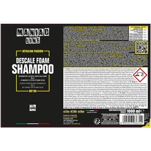 MANIAC LINE - DESCALE FOAM SHAMPOO 1000 ml - zdjęcie 10