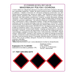 MANIAC LINE - EXTERIOR QUICK DETAILER 500 ml - zdjęcie 9