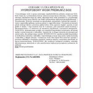 MANIAC LINE - CERAMIC ULTRA SPEED WAX 500 ml - zdjęcie 9