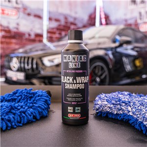 MANIAC LINE - BLACK & WRAP SHAMPOO 500 ml - zdjęcie 2