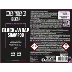 MANIAC LINE - BLACK & WRAP SHAMPOO 500 ml - zdjęcie 11