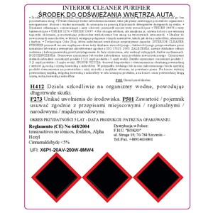 MANIAC LINE - INTERIOR CLEANER PURIFER 500 ml - zdjęcie 16
