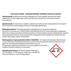 +30 FLOOR CLEANER 1 l - Płyn do mycia podłóg - zdjęcie 4