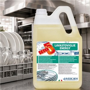 UNI5 LAVASTOVIGLIE ENERGY 6 kg - Płyn do mycia naczyń w zmywarkach gastronomicznych  - zdjęcie 6