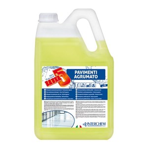 UNI5 PAVIMENTI AGRUMATO 5 kg - Płyn do codziennego mycia podłóg o zapachu cytrusowym