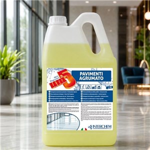 UNI5 PAVIMENTI AGRUMATO 5 kg - Płyn do codziennego mycia podłóg o zapachu cytrusowym - zdjęcie 6