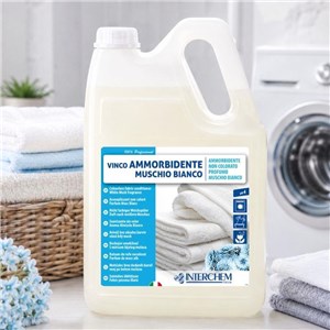 VINCO AMMORBIDENTE MUSCHIO BIANCO 5 kg - Płyn do płukania tkanin Białe Piżmo - zdjęcie 5