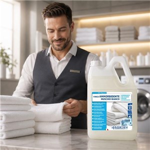 VINCO AMMORBIDENTE MUSCHIO BIANCO 5 kg - Płyn do płukania tkanin Białe Piżmo - zdjęcie 6